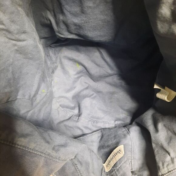 Abercrombie Vintage Y2K Tote Bag Casual Everyday School Blue-Gray - Picture 6 of 7